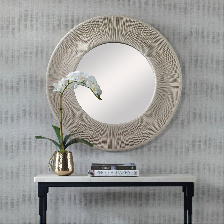 Uttermost Sailor's Knot Round Mirror