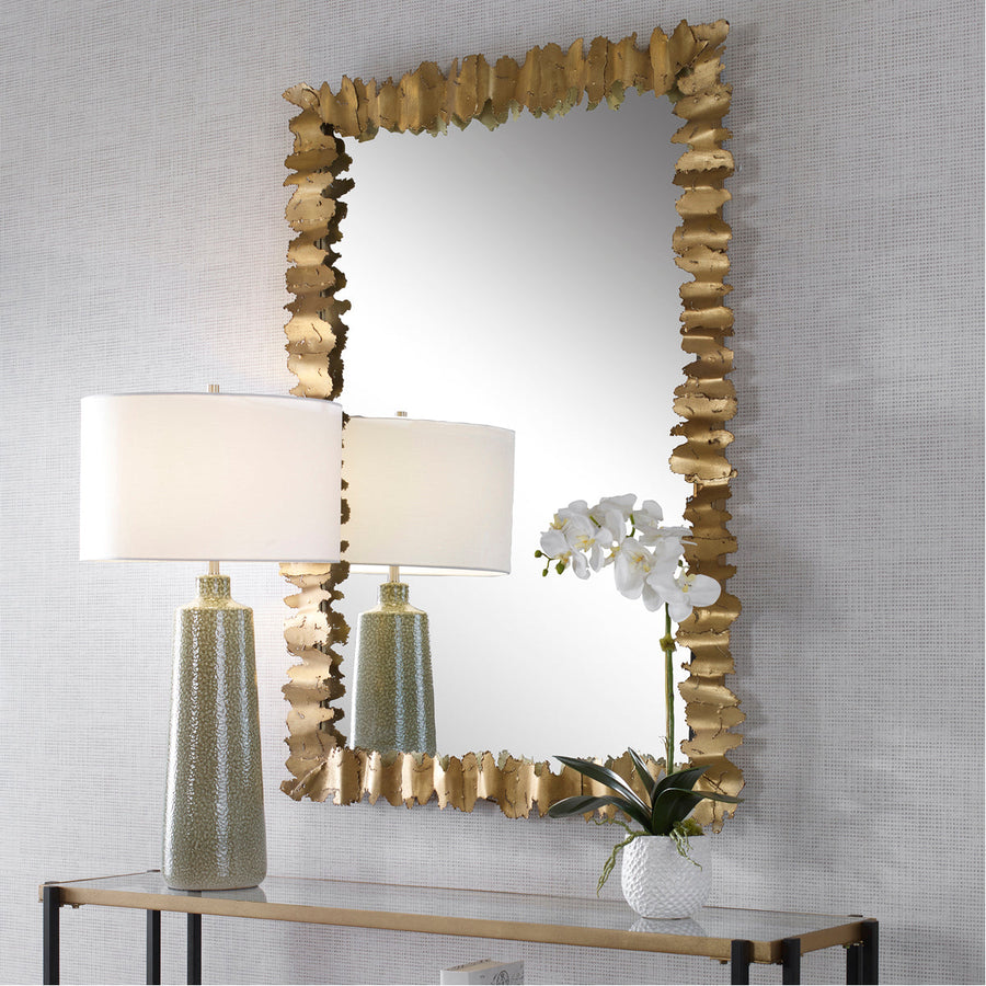 Uttermost Lev Antique Gold Mirror