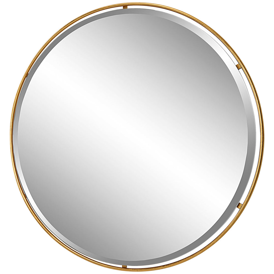 Uttermost Canillo Gold Round Mirror