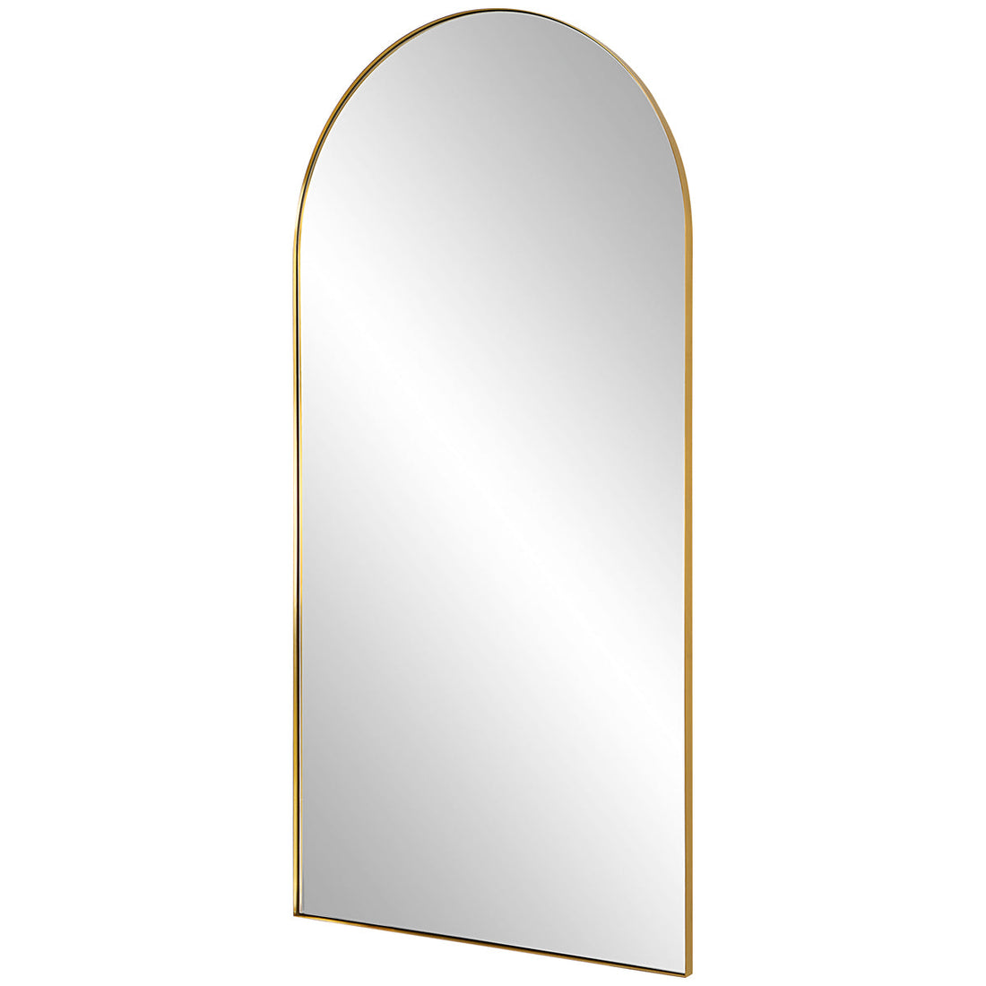 Uttermost Crosley Antique Brass Arch Mirror