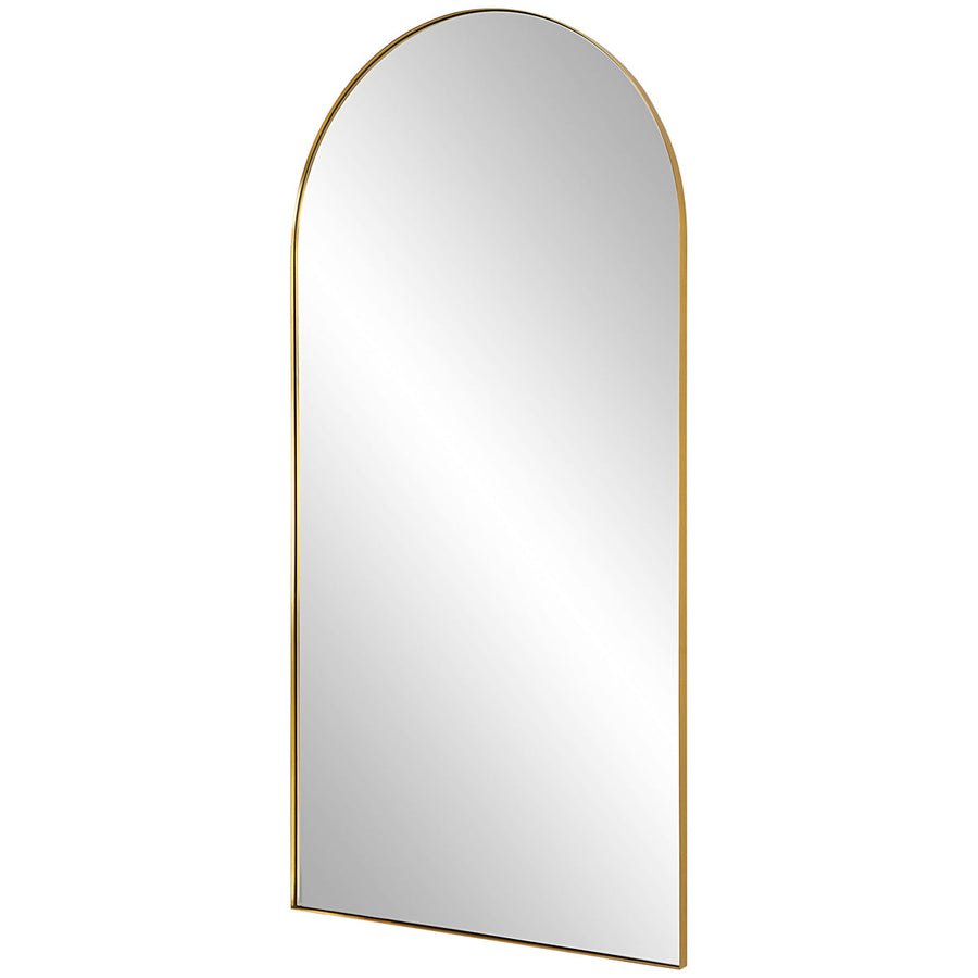 Uttermost Crosley Antique Brass Arch Mirror