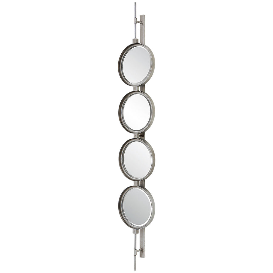 Uttermost Button Silver Mirror