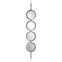 Uttermost Button Silver Mirror