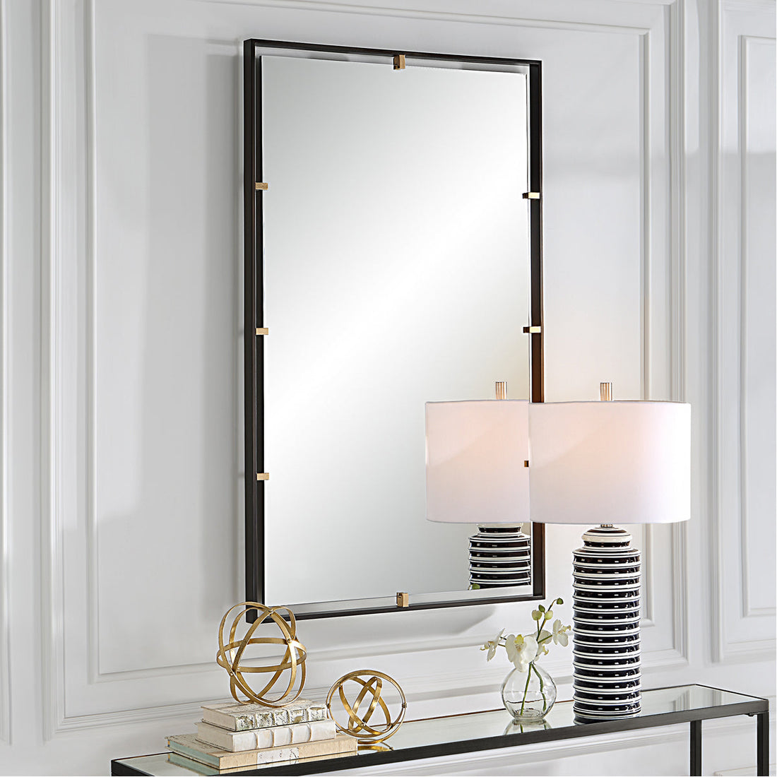 Uttermost Egon Rectangular Bronze Mirror