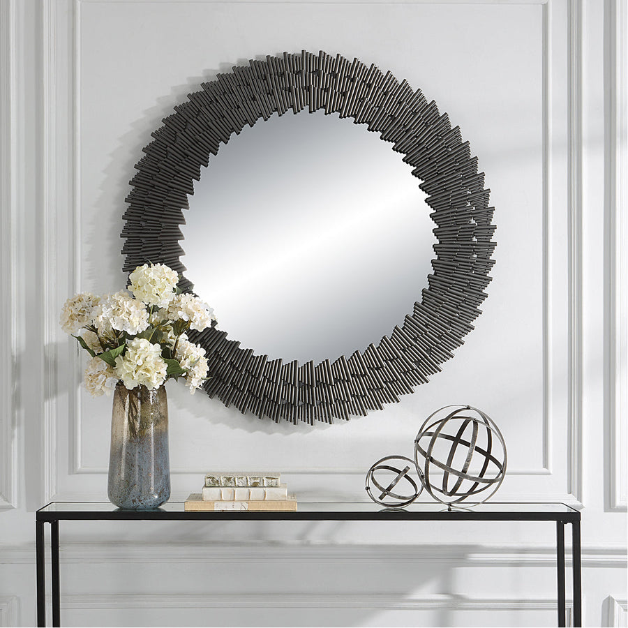 Uttermost Illusion Modern Round Mirror