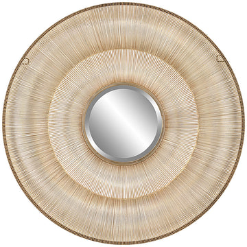 Uttermost Bauble Round Gold Mirror