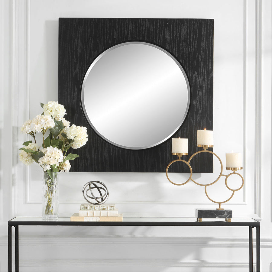 Uttermost Hillview Wood Panel Mirror