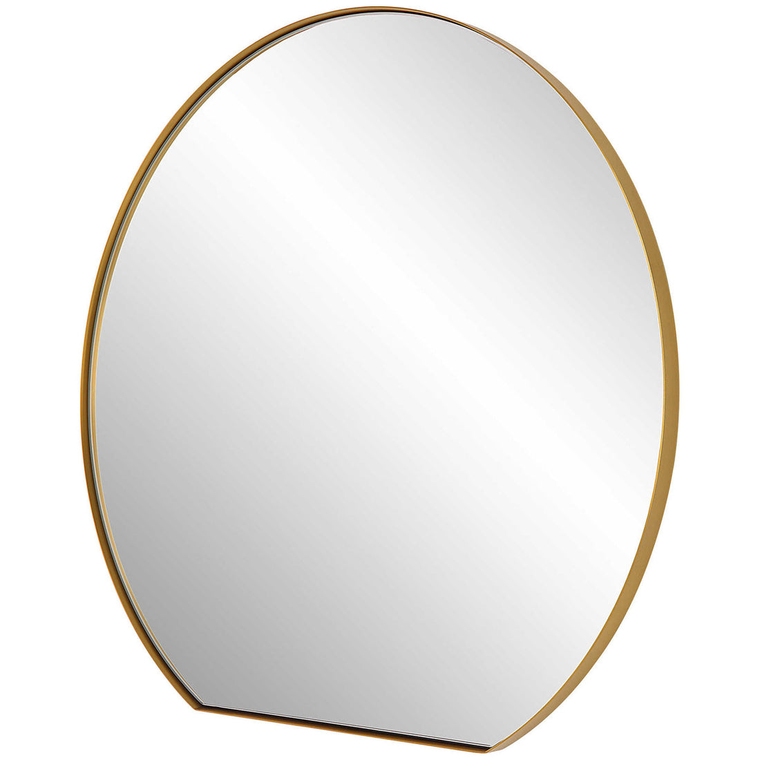 Uttermost Cabell Small Brass Mirror