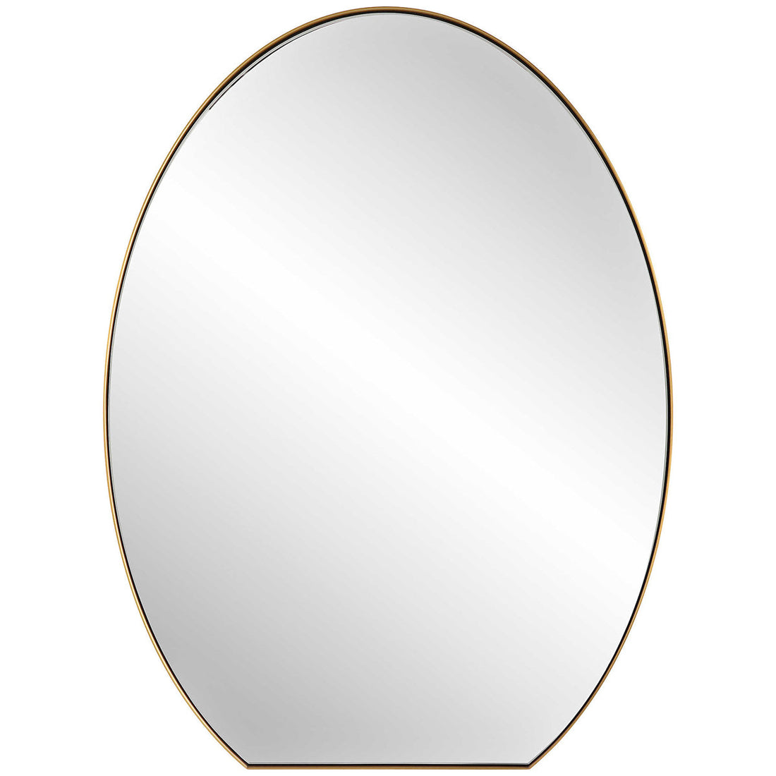 Uttermost Cabell Brass Oval Mirror