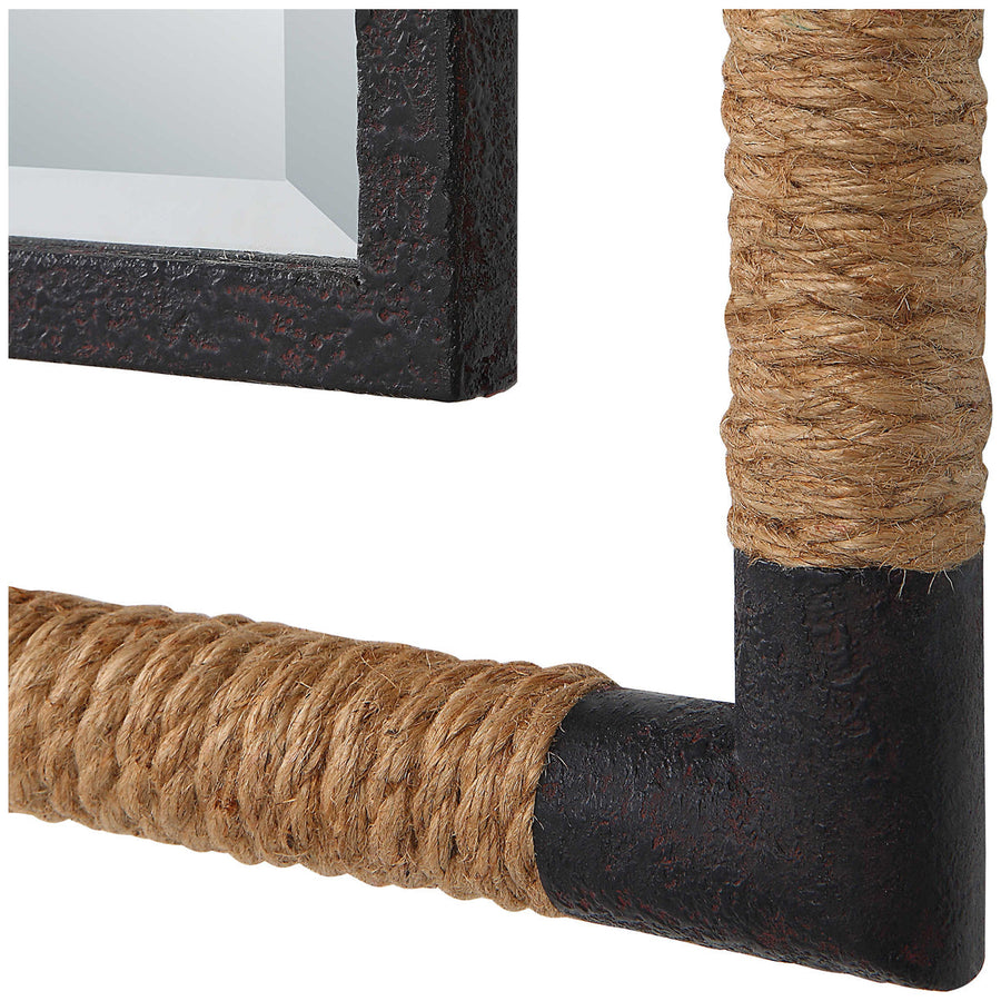 Uttermost Melville Iron & Rope Tall Mirror