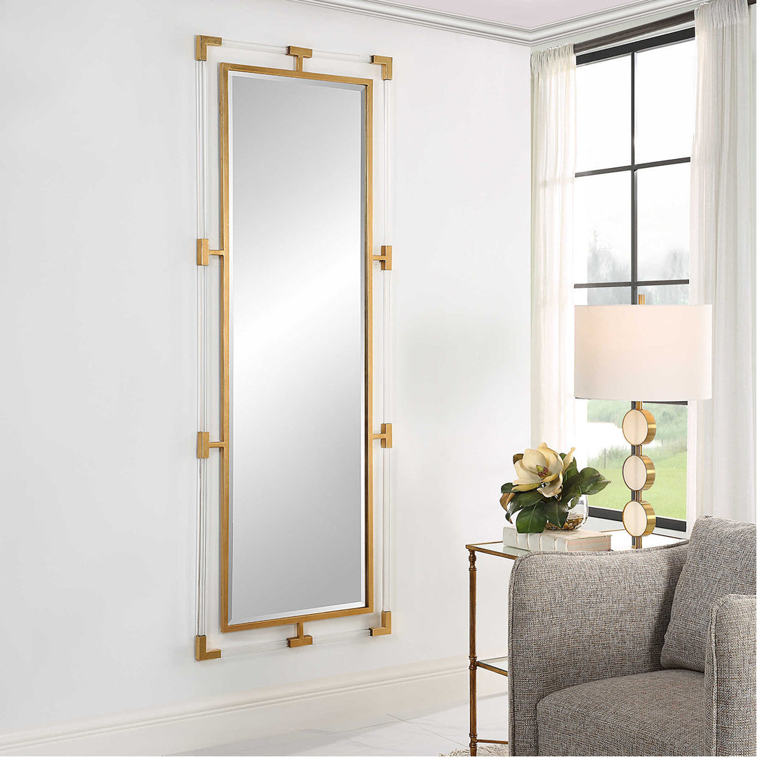 Uttermost Balkan Gold Tall Mirror