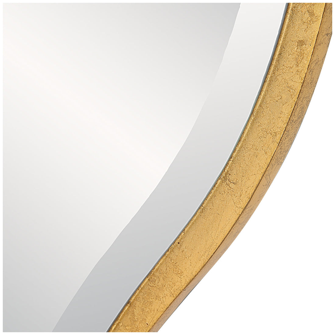 Uttermost Aneta Large Gold Round Mirror