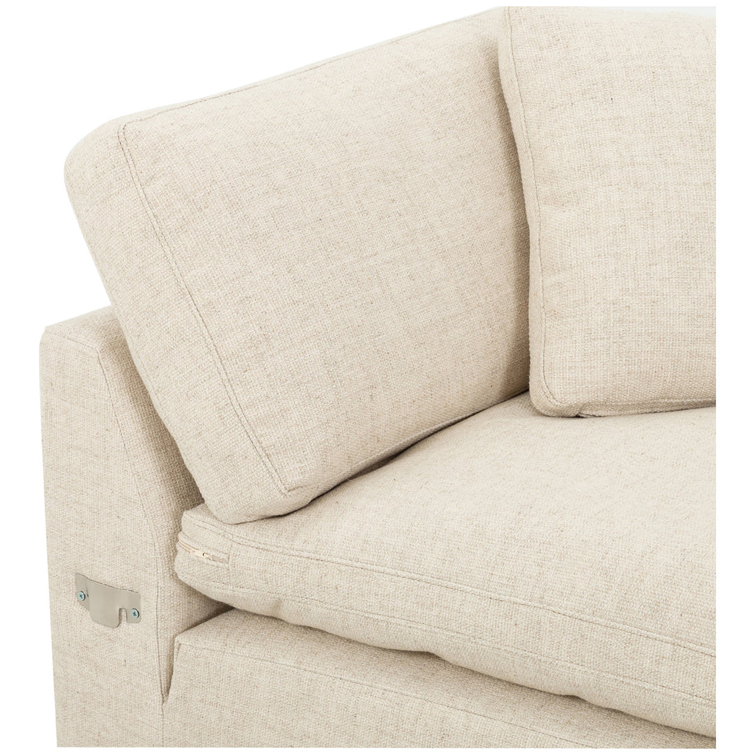 Four Hands Oslo Plume 2-Piece Sectional - Thames Cream