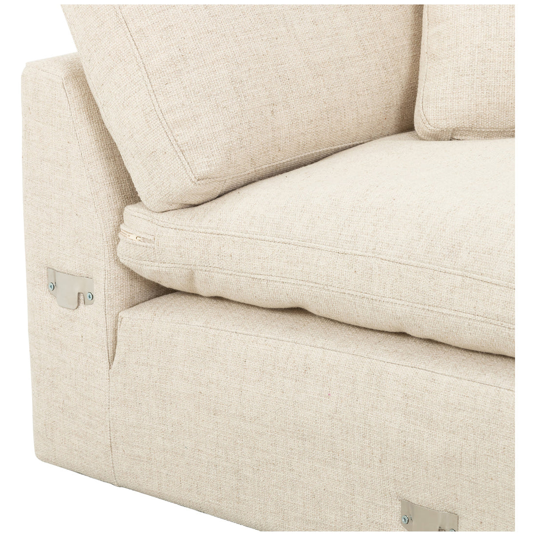 Four Hands Oslo Plume 2-Piece Sectional - Thames Cream