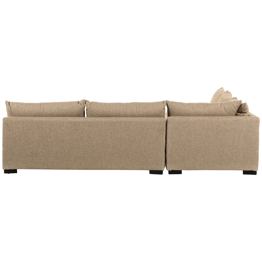 Four Hands Atelier Grant 3-Piece Sectional - Heron Sand