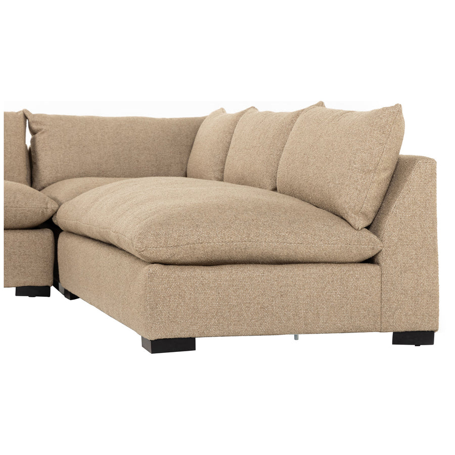 Four Hands Atelier Grant 3-Piece Sectional - Heron Sand