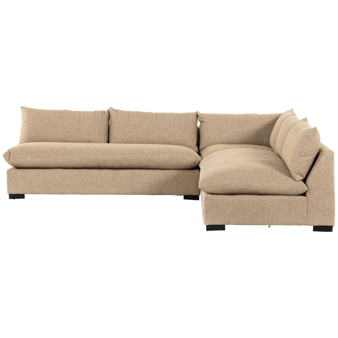 Four Hands Atelier Grant 3-Piece Sectional - Heron Sand