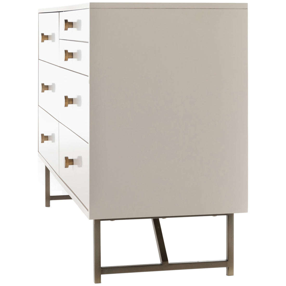 Four Hands Belfast Van 7-Drawer Dresser - Matte Alabaster