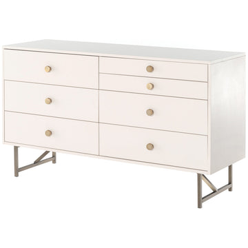 Four Hands Belfast Van 7-Drawer Dresser - Matte Alabaster