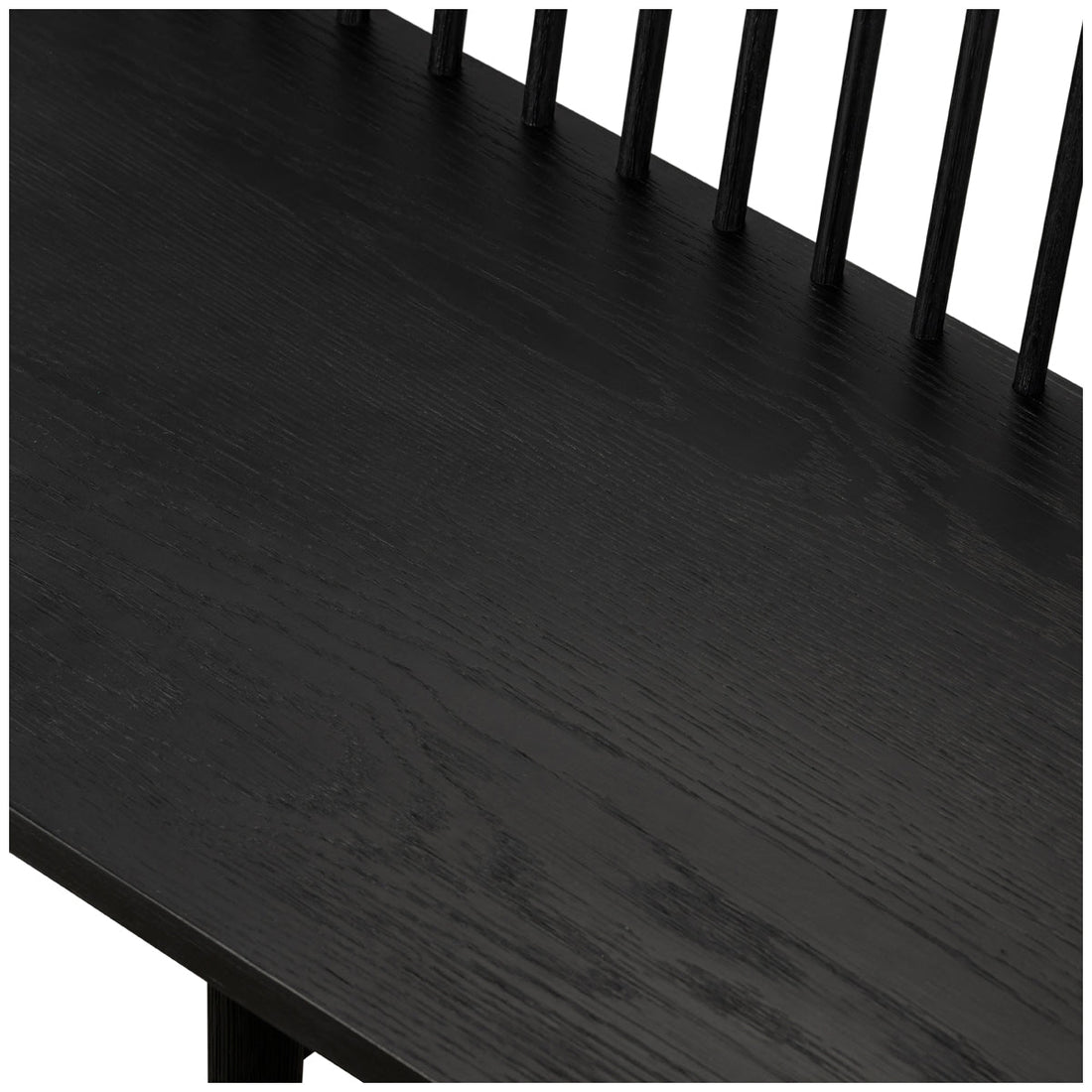 Four Hands Belfast Aspen Large Bench - Black Oak