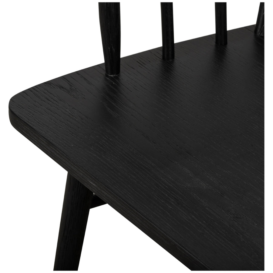 Four Hands Belfast Aspen Large Bench - Black Oak