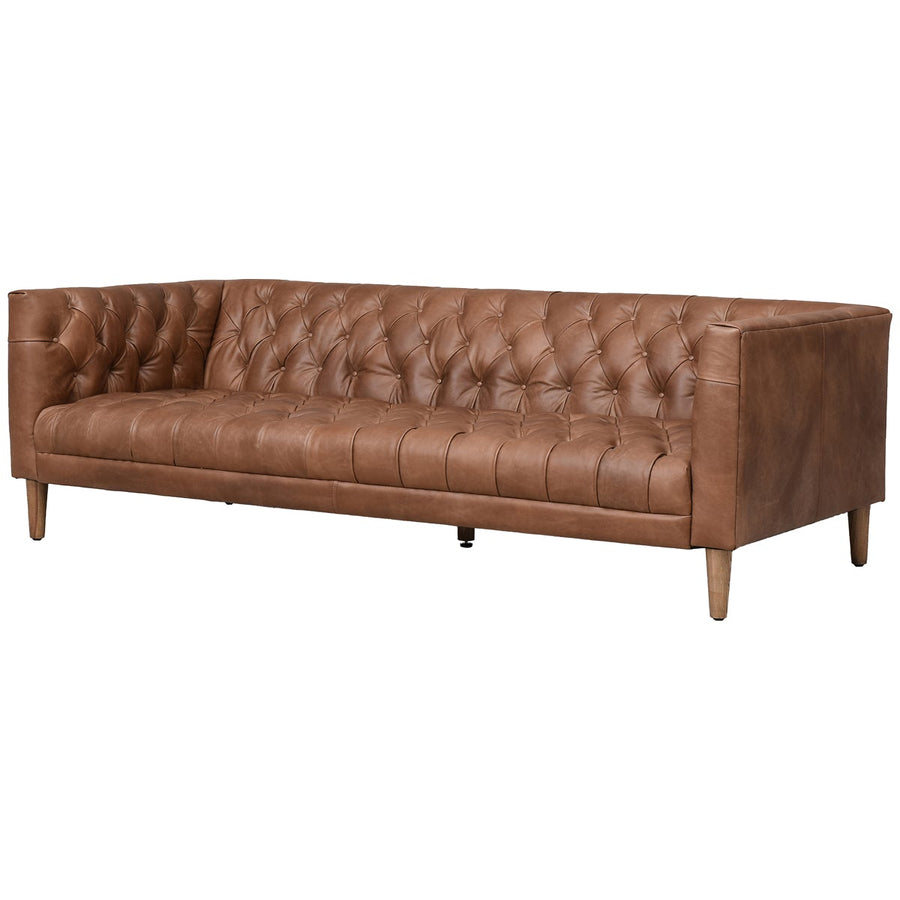 Four Hands Carnegie Williams 75-Inch Leather Sofa