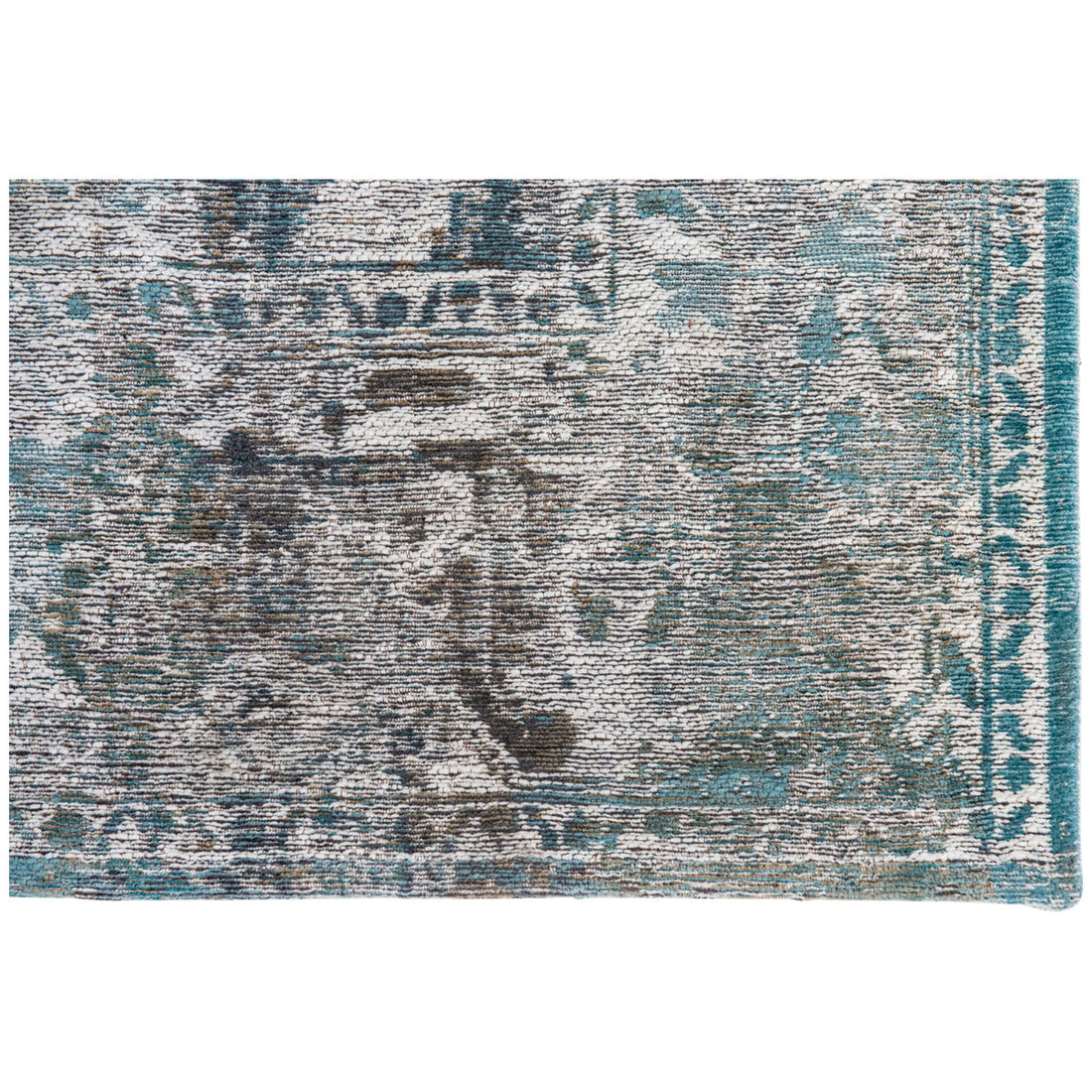 Louis de Poortere Antiquarian Heriz 9129 Blue Rug