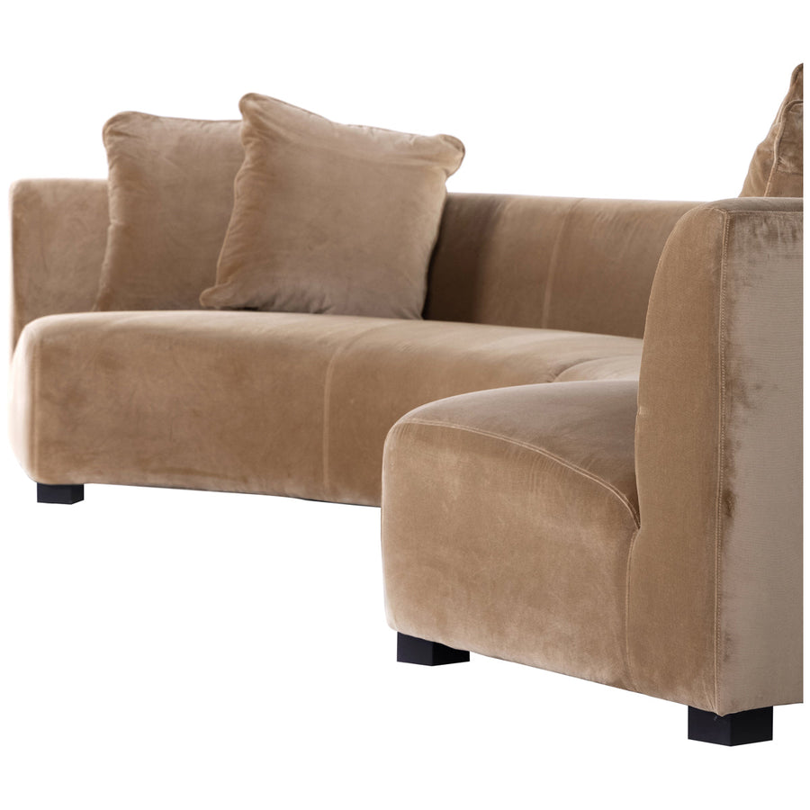 Four Hands Grayson Liam Sectional - Surrey Camel