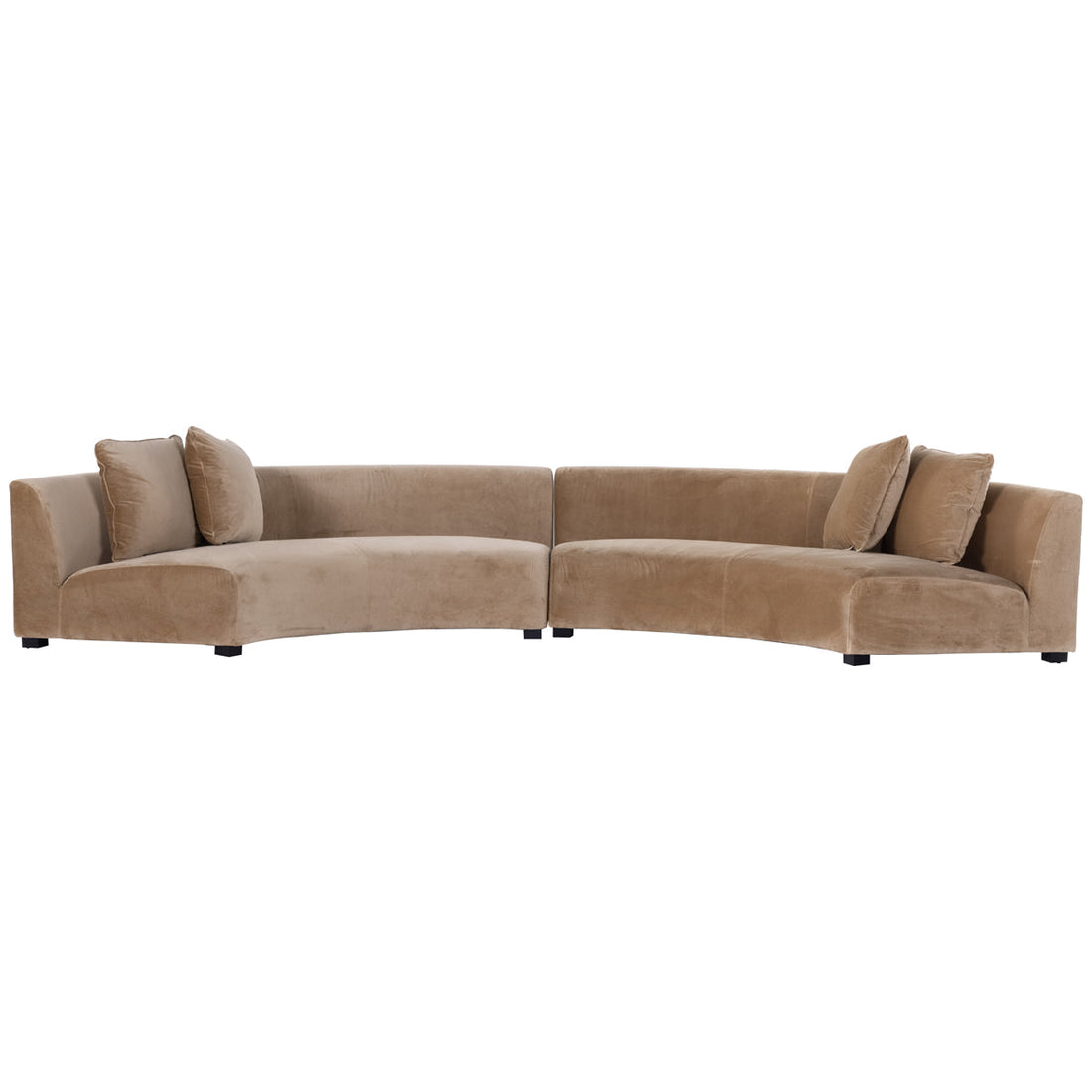 Four Hands Grayson Liam Sectional - Surrey Camel