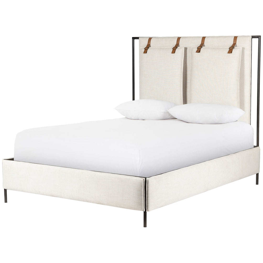 Four Hands Irondale Leigh Upholstered Bed - Hockney Ivory