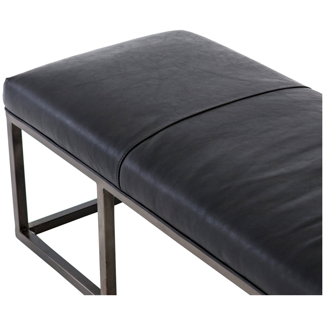 Four Hands Easton Beaumont Leather Bench