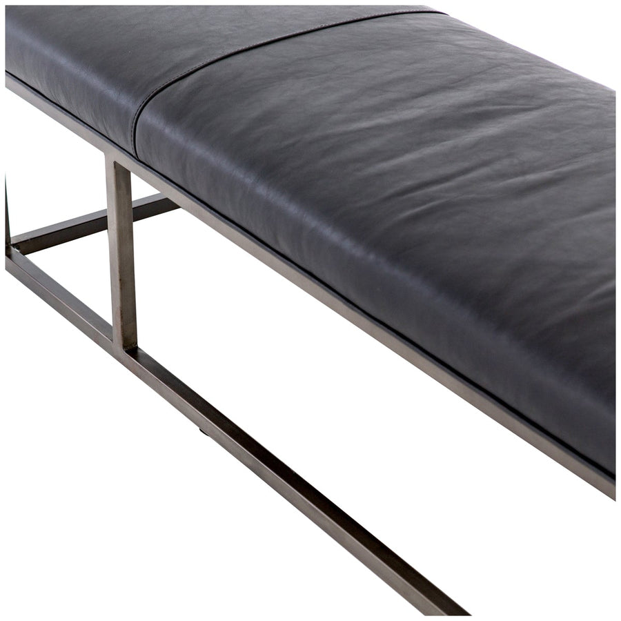 Four Hands Easton Beaumont Leather Bench