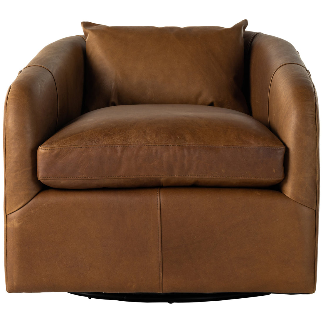 Four Hands Kensington Topanga Leather Swivel Chair