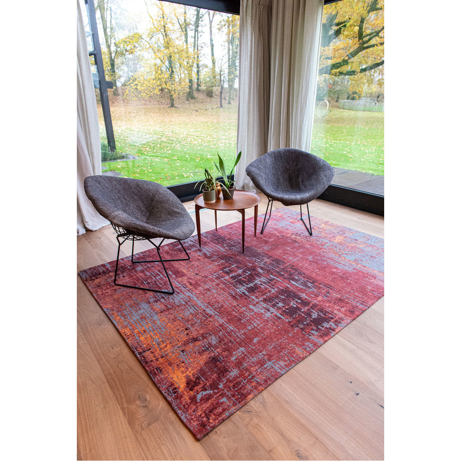 Louis de Poortere Atlantic Streaks 9125 Nassau Red Rug