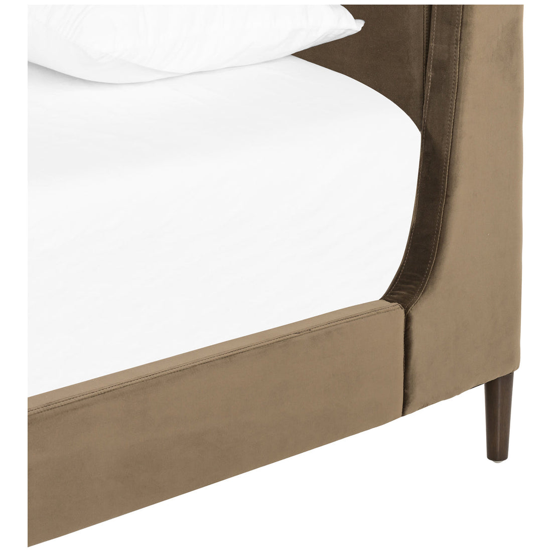 Four Hands Kensington Potter Bed - Surrey Olive