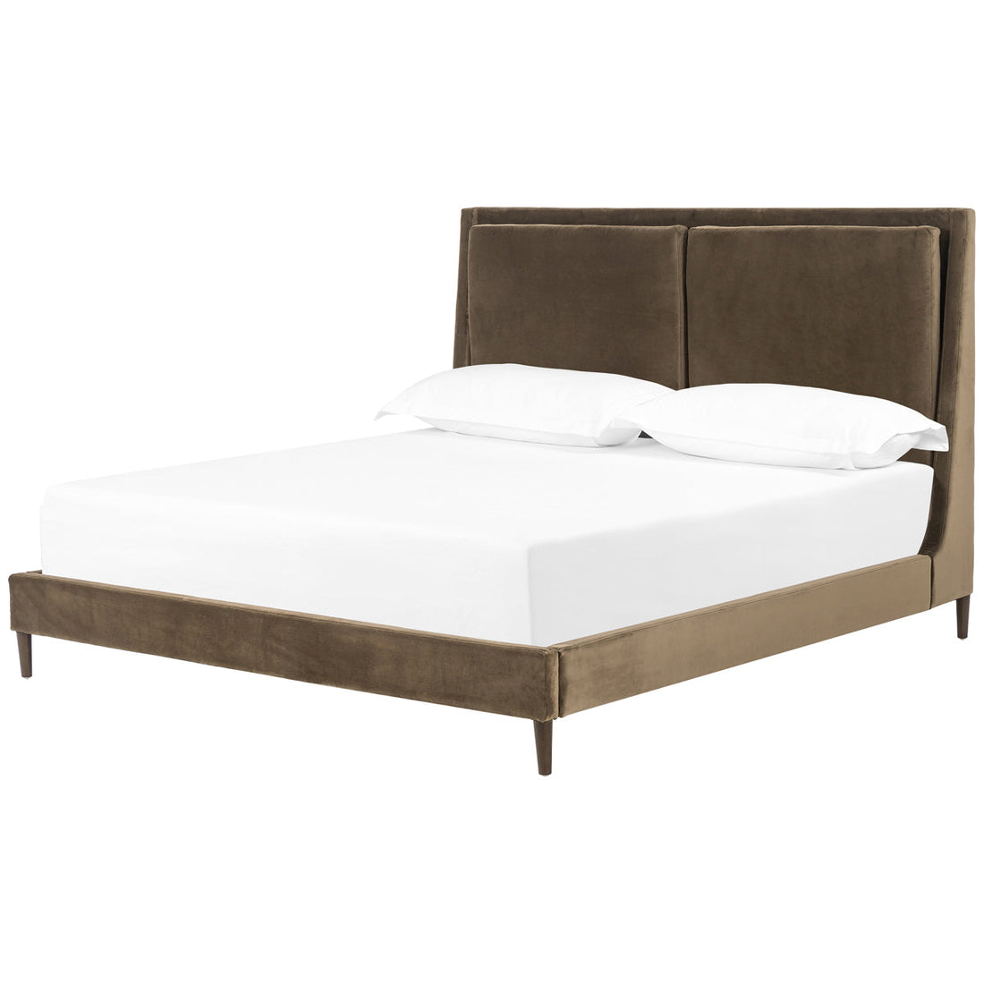 Four Hands Kensington Potter Bed - Surrey Olive