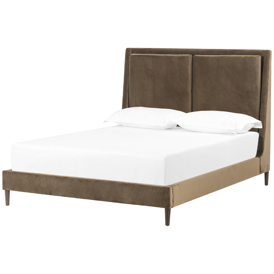 Four Hands Kensington Potter Bed - Surrey Olive