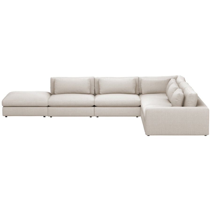 Four Hands Atelier Bloor 5-Piece Sectional with Ottoman