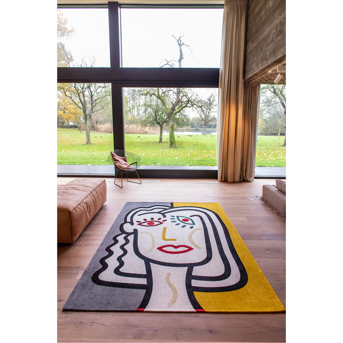 Louis de Poortere Gallery Graffitto 9143 Dorado Rug