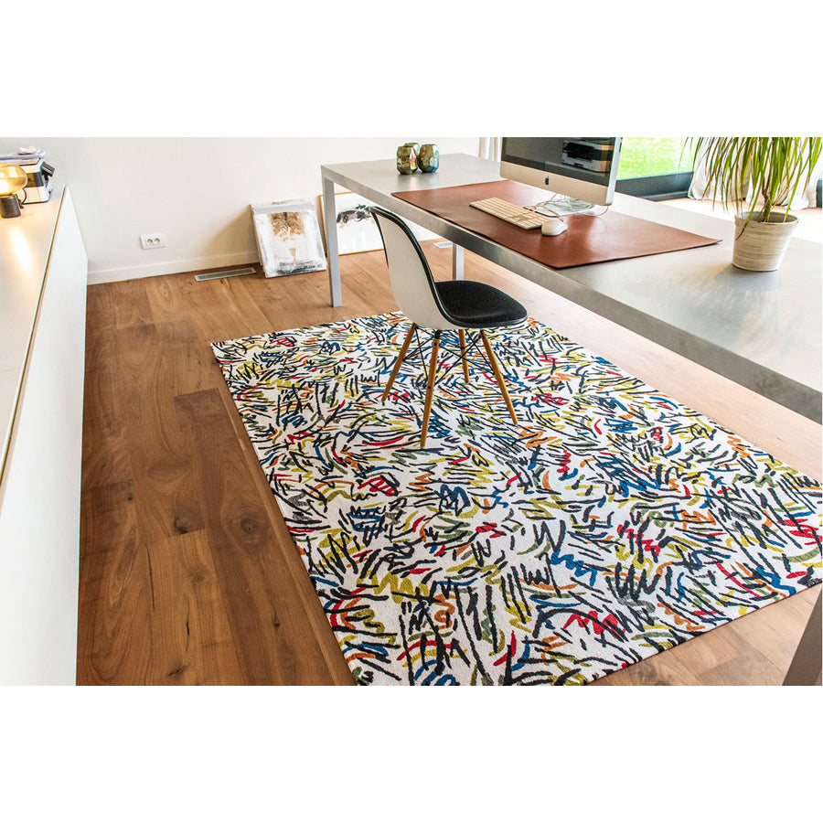 Louis de Poortere Gallery Graffitto 9144 Street Graph Rug