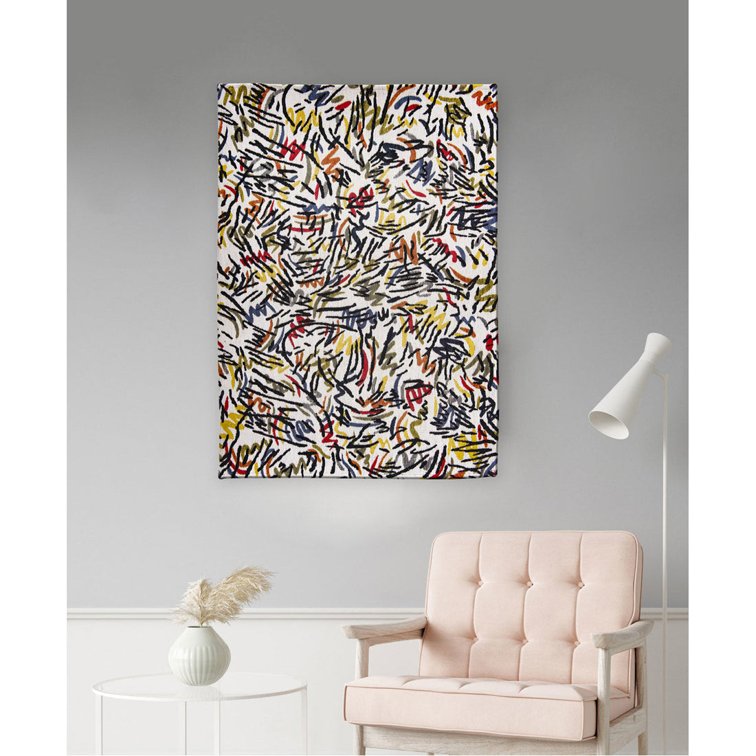 Louis de Poortere Gallery Graffitto 9144 Street Graph Rug