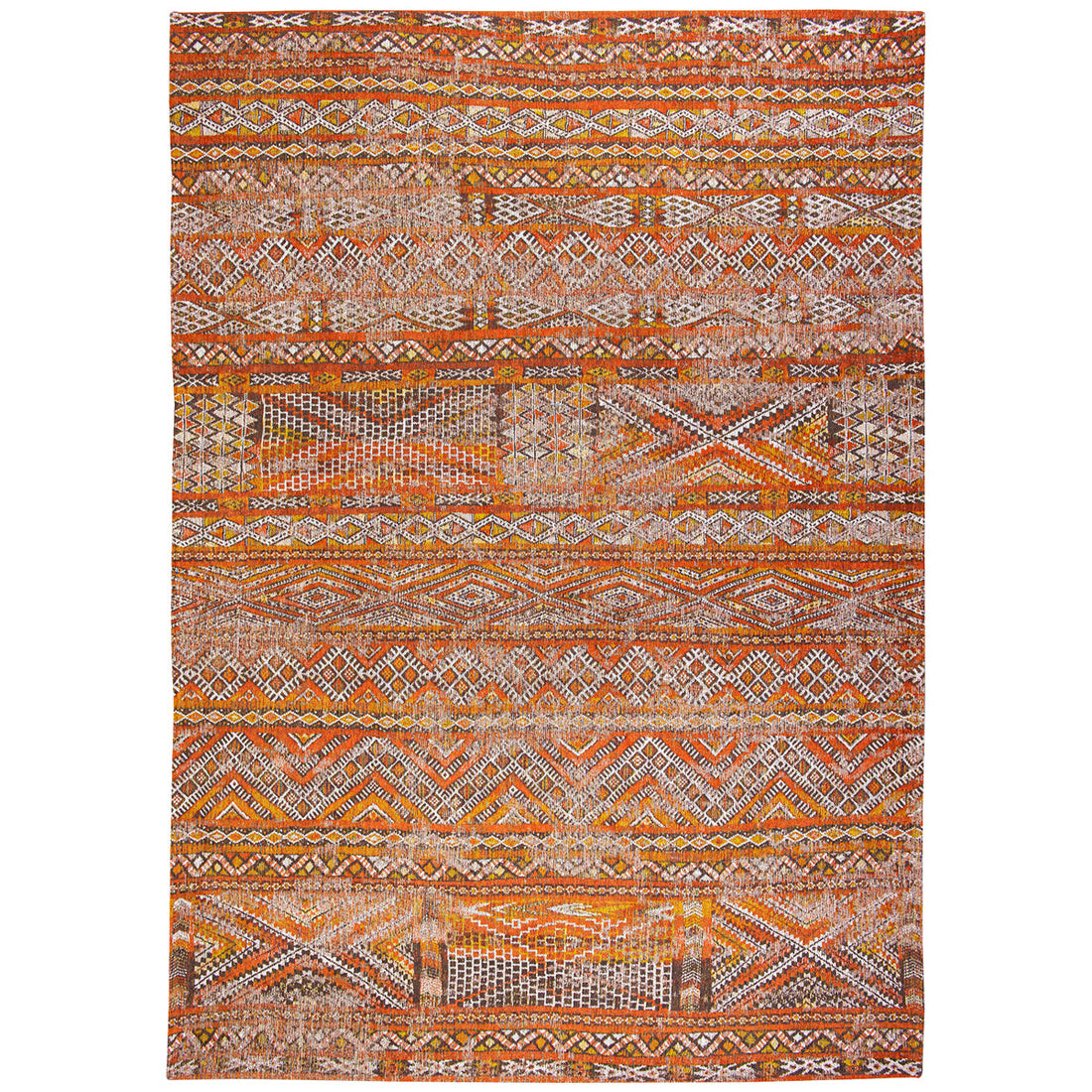 Louis de Poortere Antiquarian Kilim 9111 Riad Orange Rug