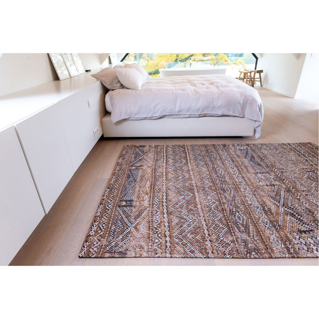 Louis de Poortere Antiquarian Kilim 9112 Agdal Brown Rug