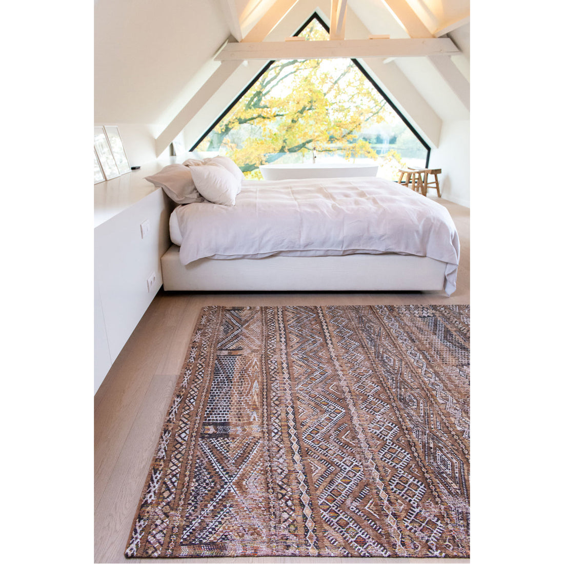 Louis de Poortere Antiquarian Kilim 9112 Agdal Brown Rug