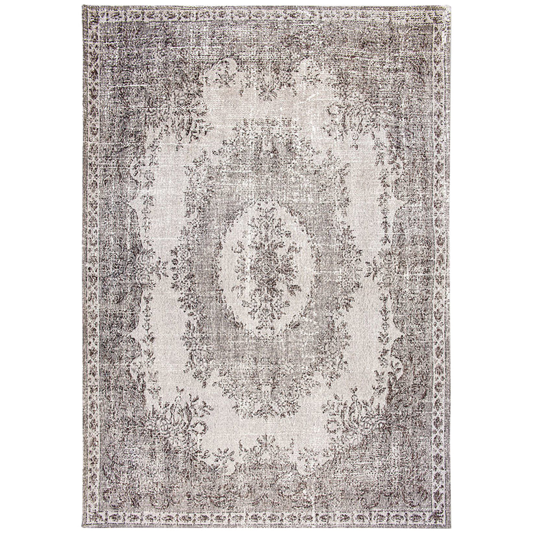 Louis de Poortere Palazzo Da Mosto 9107 Contarini White Rug