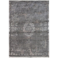 Louis de Poortere Fading World Medallion 9148 Stone Rug