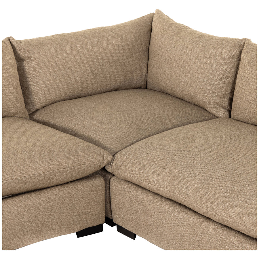 Four Hands Atelier Grant 5-Piece Sectional - Heron Sand