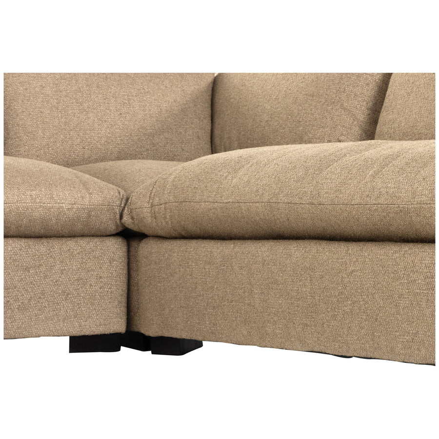 Four Hands Atelier Grant 5-Piece Sectional - Heron Sand