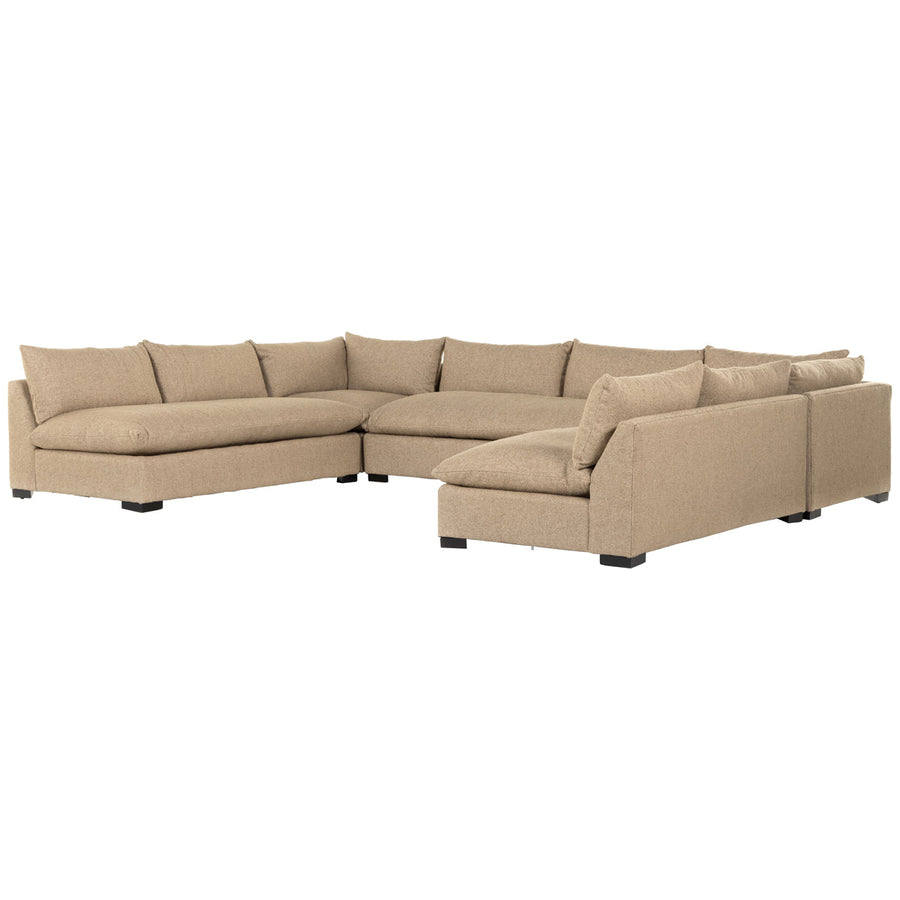 Four Hands Atelier Grant 5-Piece Sectional - Heron Sand