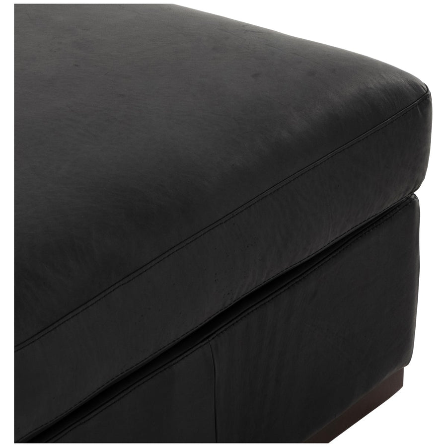 Four Hands Centrale Colt Sectional Ottoman - Heirloom Black